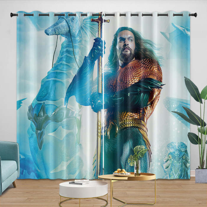 Aquaman And The Lost Kingdom Curtains Blackout Window Drapes
