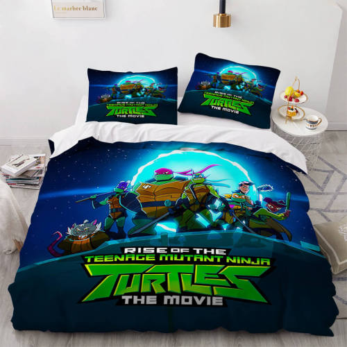 Rise Of The Teenage Mutant Ninja Turtles Bedding Set Kids Quilt Cover