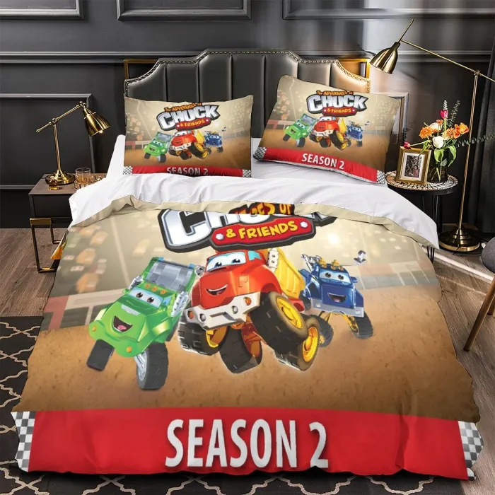 The Adventures Of Chuck And Friends Bedding Set Duvet Cover Without Filler