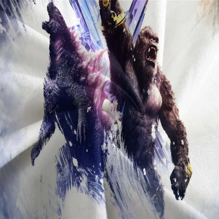 Godzilla X Kong The  Empire Bedding Set Duvet Cover Without Filler