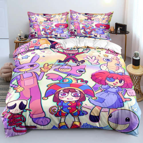 The Amazing Digital Circus Bedding Set Duvet Cover Without Filler