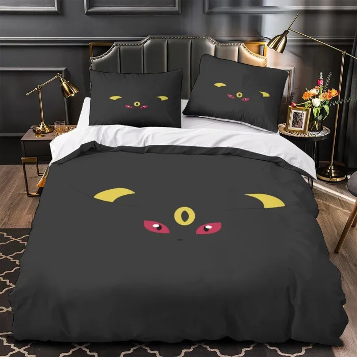Pokemon Umbreon Bedding Set Duvet Cover Without Filler