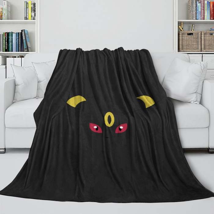 Pokemon Umbreon Blanket Flannel Fleece Throw