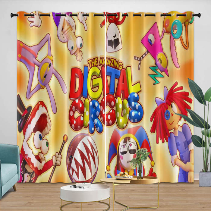 The Amazing Digital Circus Curtains Blackout Window Drapes