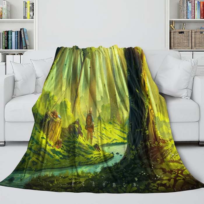 The Legend Of Zelda Blanket Flannel Fleece Throw Room Decoration