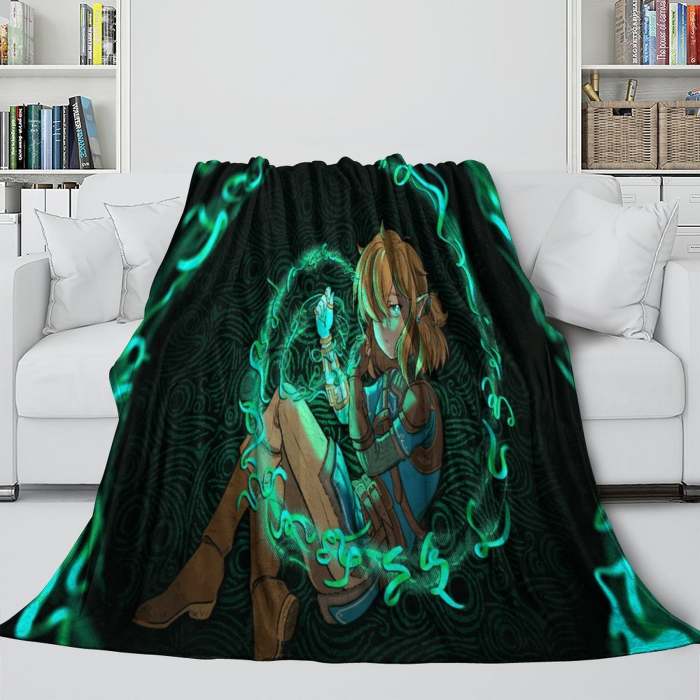 The Legend Of Zelda Blanket Flannel Fleece Throw Room Decoration