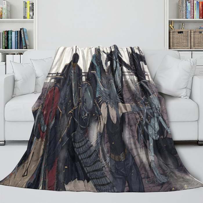 Chainsaw Man Blanket Flannel Fleece Pattern Throw Room Decoration