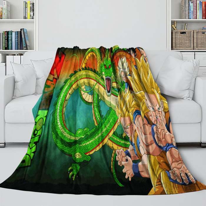 Dragon Ball Blanket Flannel Fleece Kids Throw Room Decoration