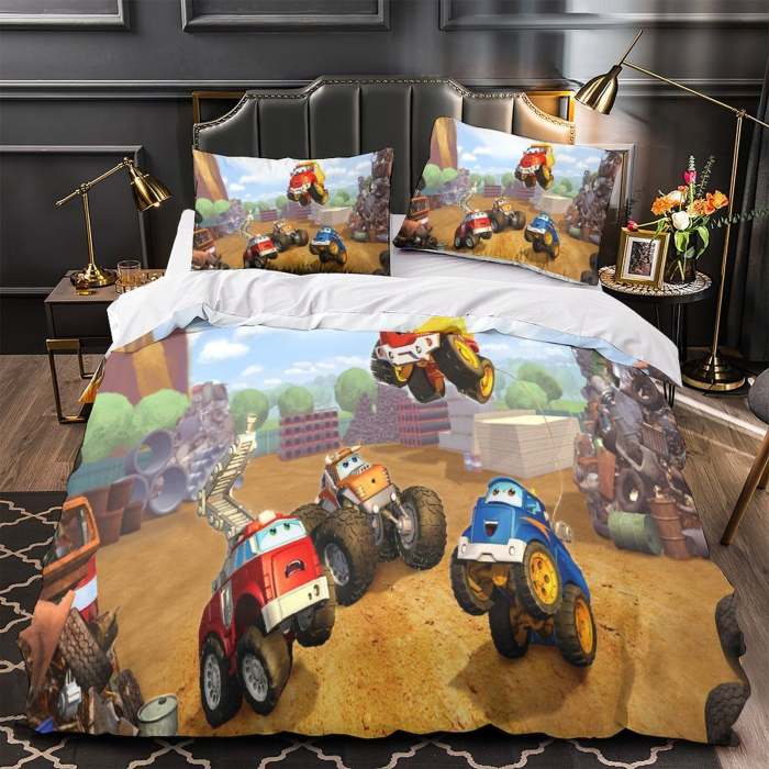 The Adventures Of Chuck And Friends Bedding Set Duvet Cover Without Filler