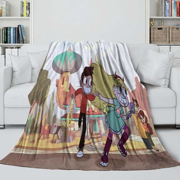 Star Vs The Forces Of Evil Blanket Flannel Fleece Throw