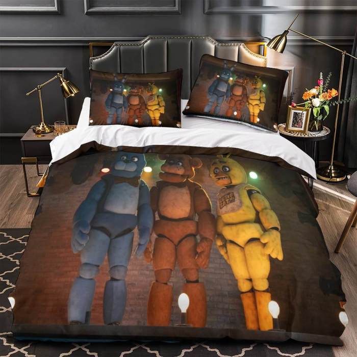 Movie Five Nights At Freddys Bedding Set Quilt Duvet Cover Without Filler