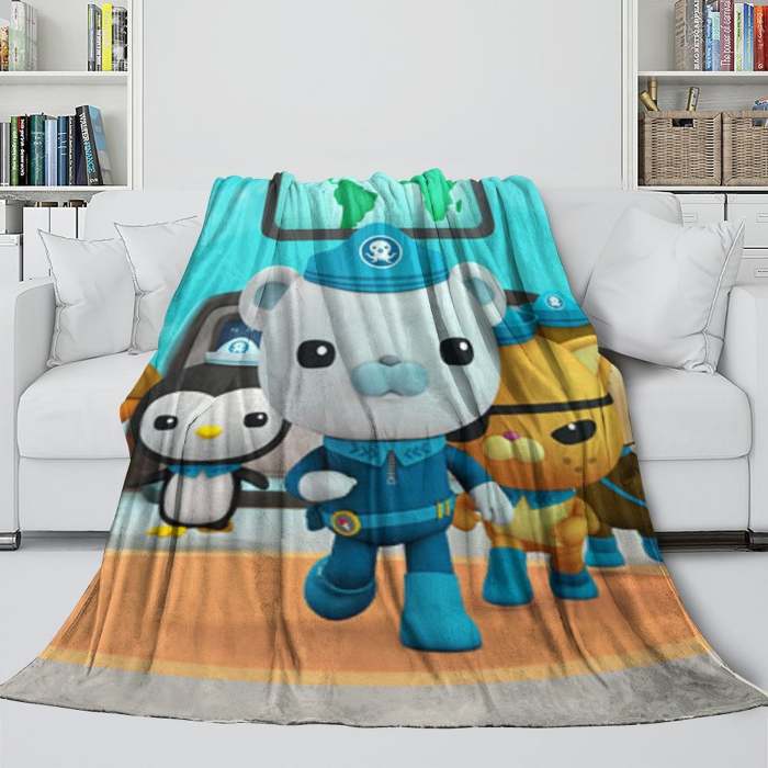 The Octonauts Blanket Flannel Throw Room Decoration