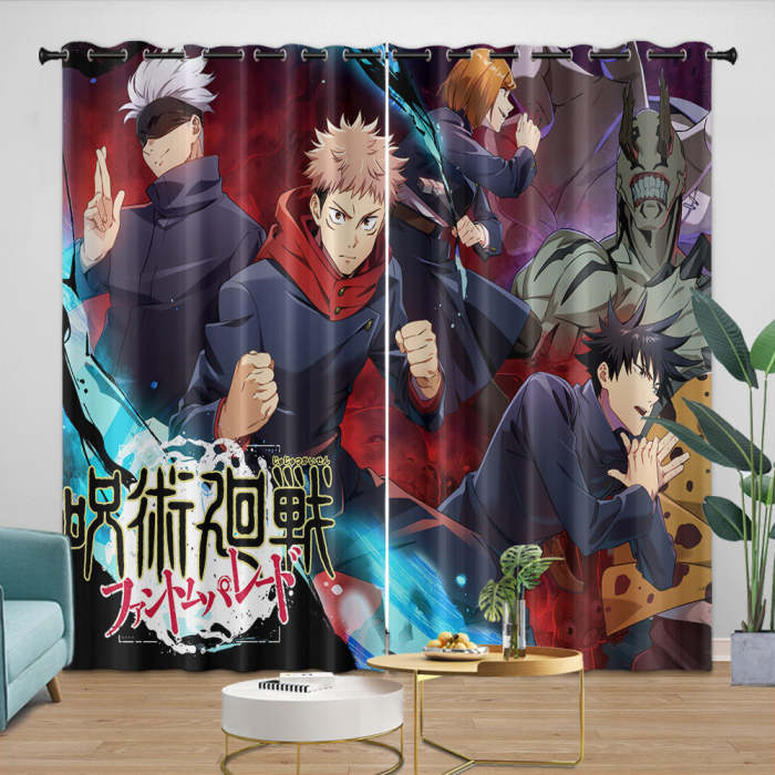 Jujutsu Kaisen Curtains Blackout Window Drapes