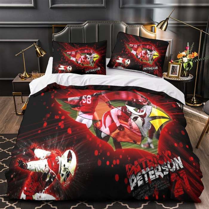 Arizona Cardinals Bedding Set Duvet Cover Without Filler