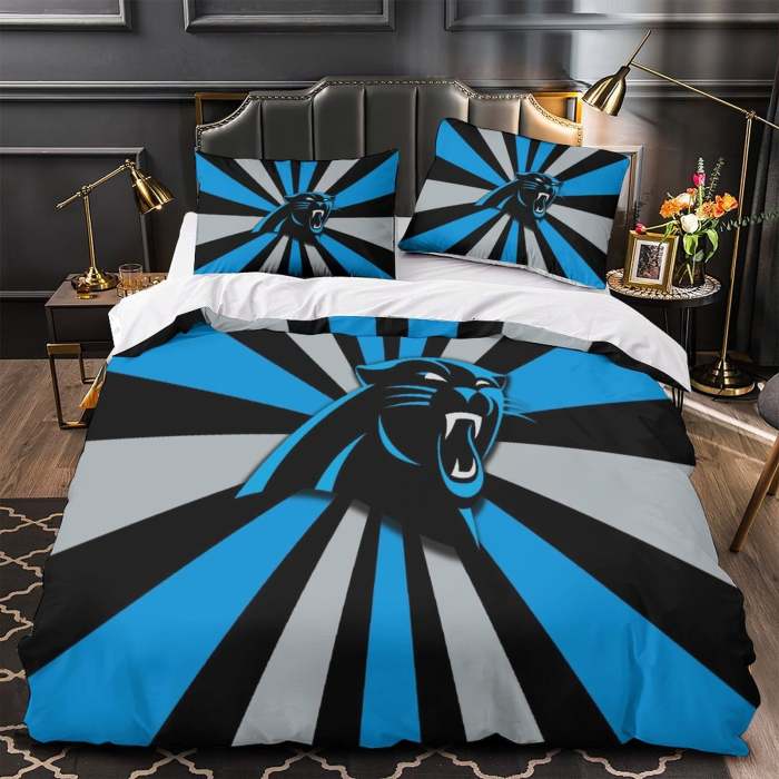 Carolina Panthers Bedding Set Duvet Cover Without Filler