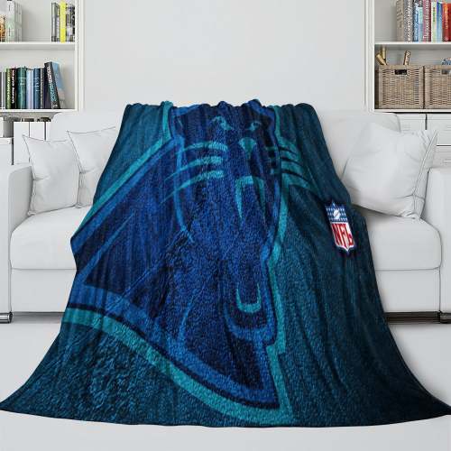 Carolina Panthers Blanket Flannel Fleece Throw Room Decoration
