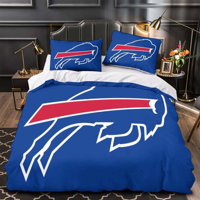 Buffalo Bills Bedding Set Duvet Cover Without Filler