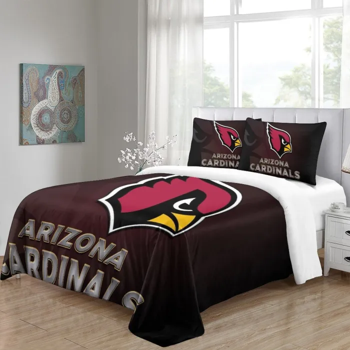 Arizona Cardinals Bedding Set Duvet Cover Without Filler