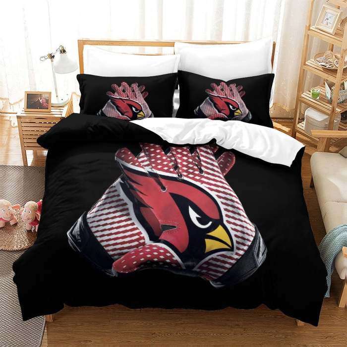 Arizona Cardinals Bedding Set Duvet Cover Without Filler