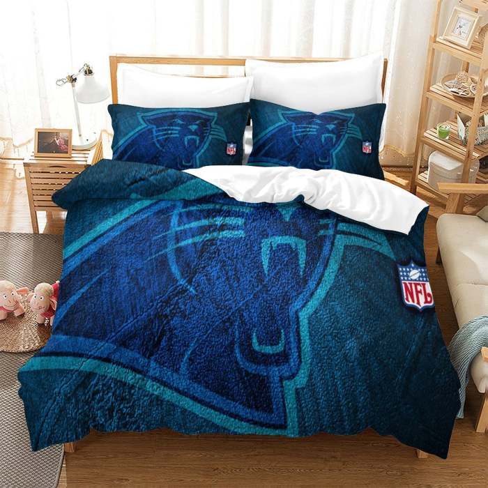 Carolina Panthers Bedding Set Duvet Cover Without Filler