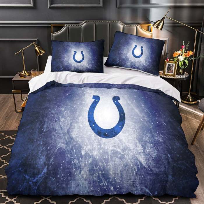 Indianapolis Colts Bedding Set Duvet Cover Without Filler