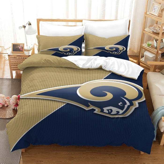 Los Angles Rams Bedding Set Duvet Cover Without Filler
