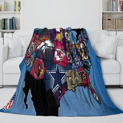 Los Angeles Chargers Blanket Flannel Fleece Throw Room Decoration