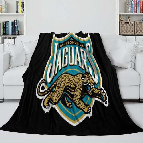 Jacksonville Jaguars Blanket Flannel Fleece Throw Room Decoration