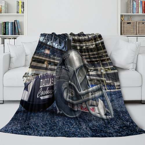 Dallas Cowboys Blanket Flannel Fleece Throw Room Decoration