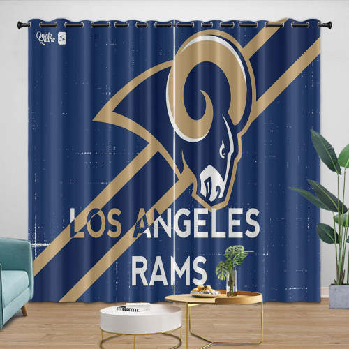 Los Angles Rams Curtains Blackout Window Drapes Room Decoration