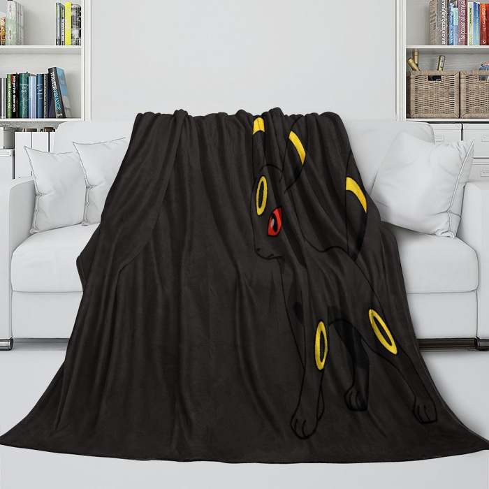 Pokemon Umbreon Blanket Flannel Fleece Throw