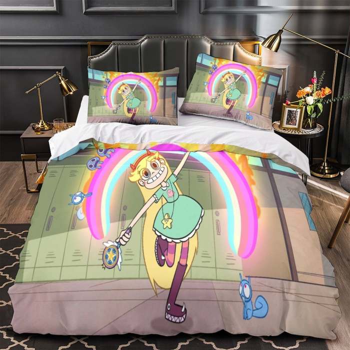 Star Vs The Forces Of Evil Bedding Set Duvet Cover Without Filler
