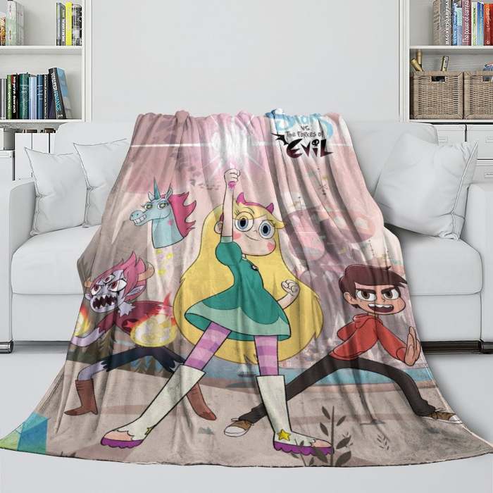 Star Vs The Forces Of Evil Blanket Flannel Fleece Throw