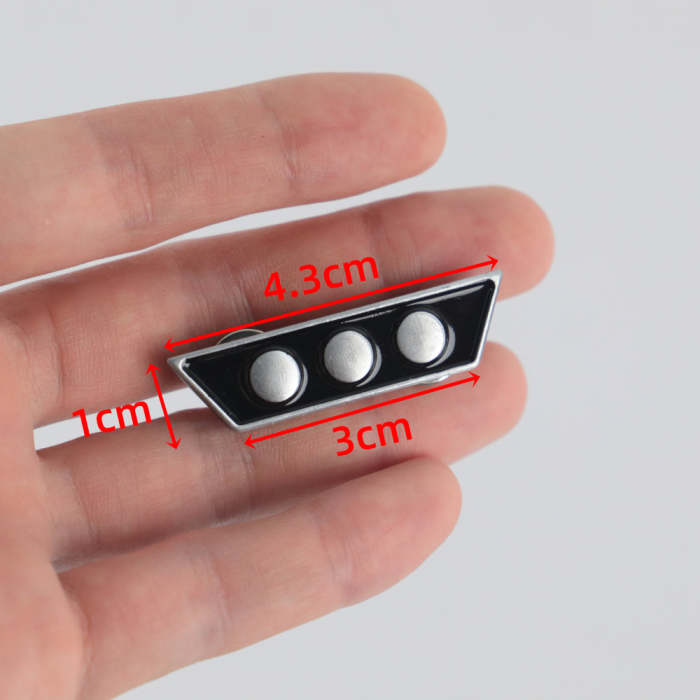 Star Trek Admiral Jl Picard One Two Three Four Five Star Rank Pips Badge The Next Generation Pin Brooches Badges Metal Prop