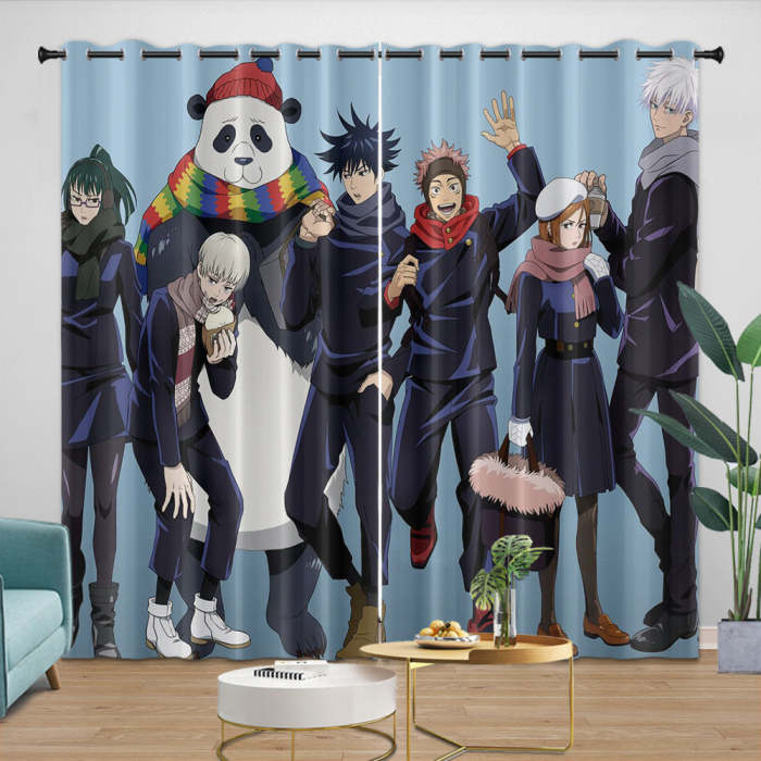 Jujutsu Kaisen Curtains Blackout Window Drapes