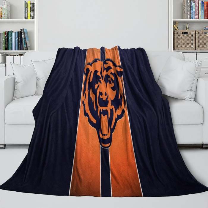 Chicago Bears Blanket Flannel Fleece Throw Room Decoration