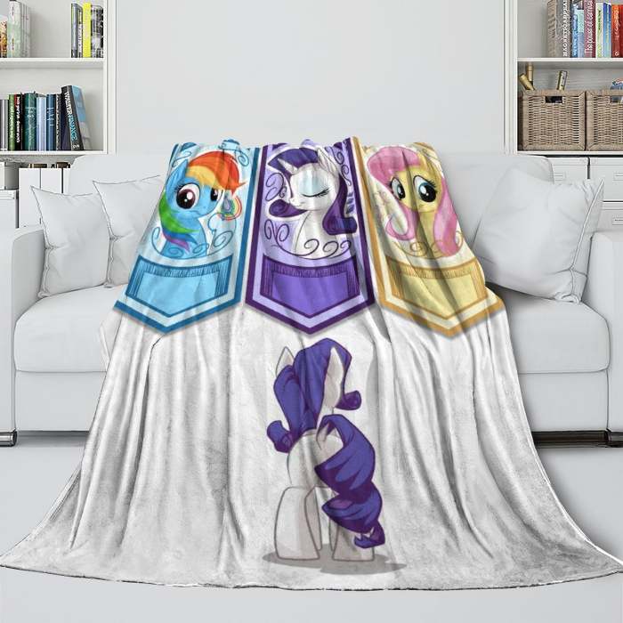 My Little Pony Blanket Flannel Fleece Throw Room Decoration