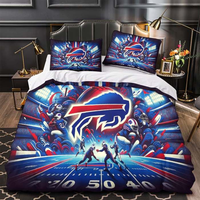 Buffalo Bills Bedding Set Duvet Cover Without Filler