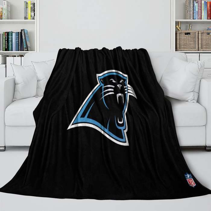Carolina Panthers Blanket Flannel Fleece Throw Room Decoration