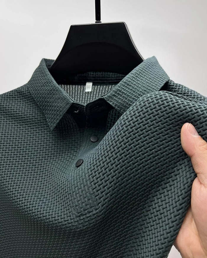 Men'S Polo Ice Silk Shirt