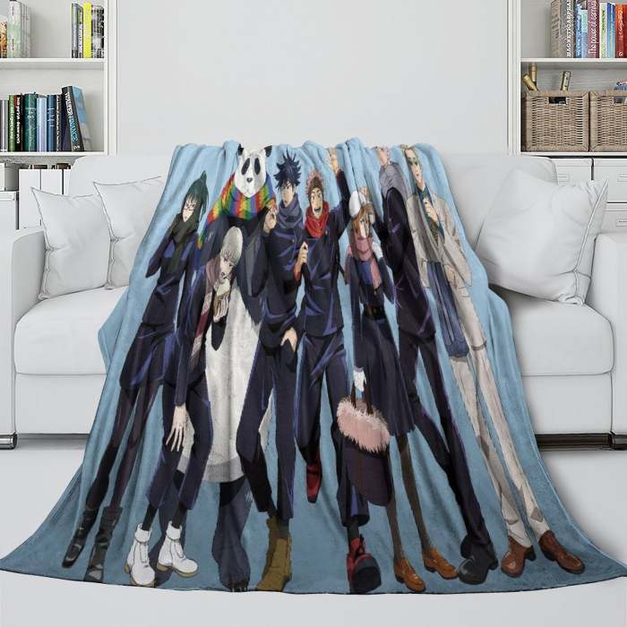 Jujutsu Kaisen Blanket Flannel Fleece Throw Room Decoration
