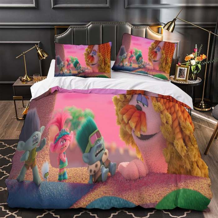 Trolls Adventure Bedding Set Duvet Cover Without Filler