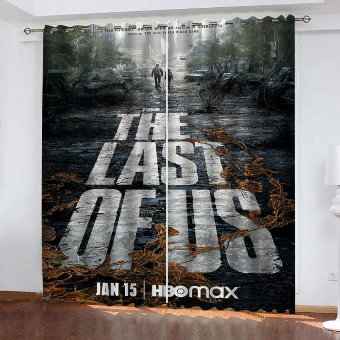 The Last Of Us Curtains Pattern Blackout Window Drapes