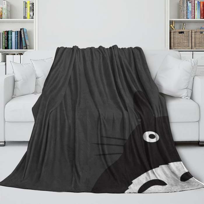 Tonari No Totoro Blanket Flannel Throw Room Decoration
