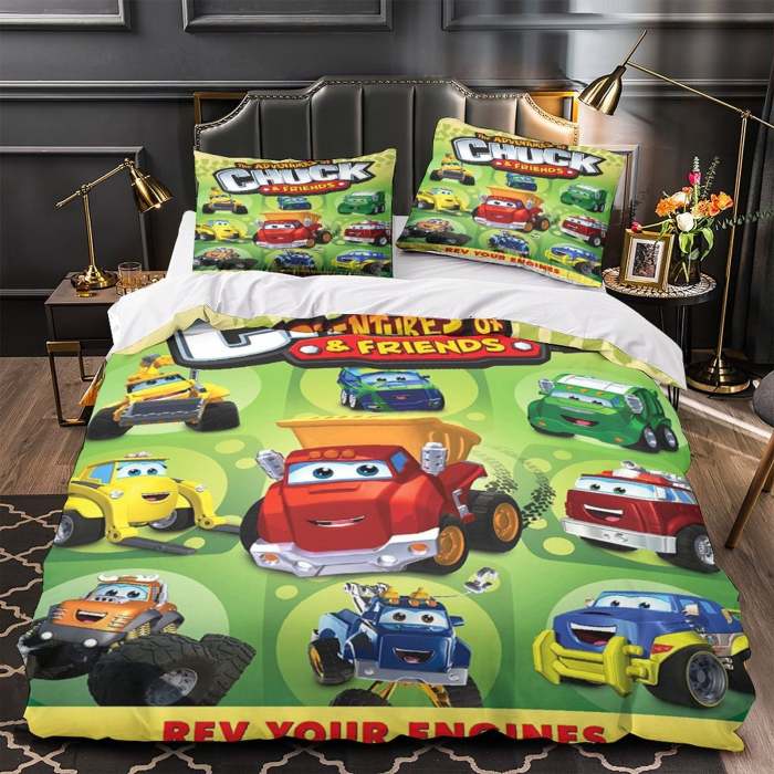 The Adventures Of Chuck And Friends Bedding Set Duvet Cover Without Filler
