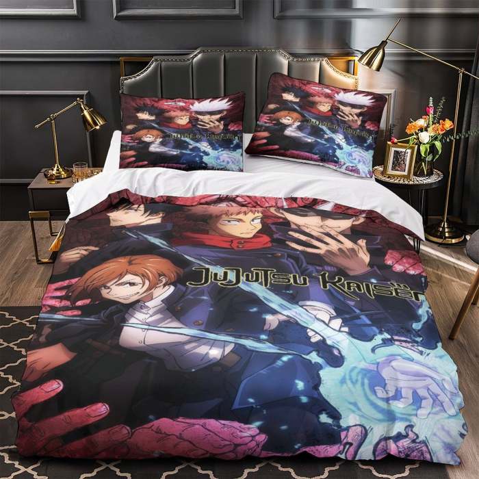 Jujutsu Kaisen Bedding Set Duvet Cover Without Filler
