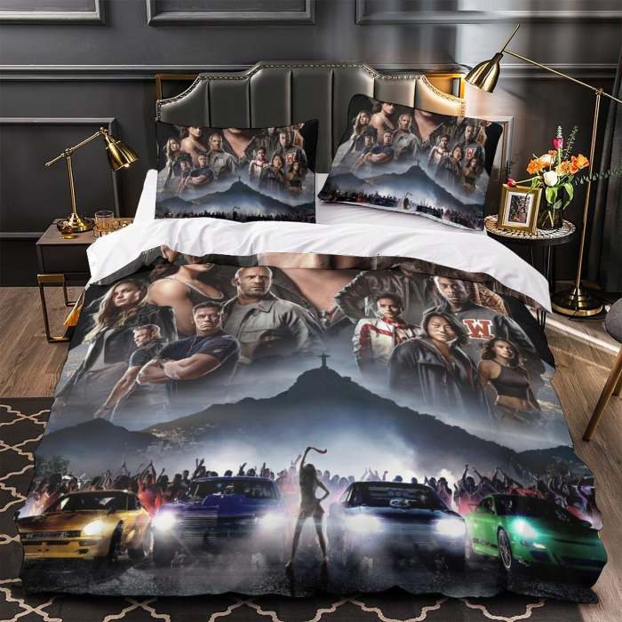 Fast X Bedding Set Quilt Duvet Cover Without Filler