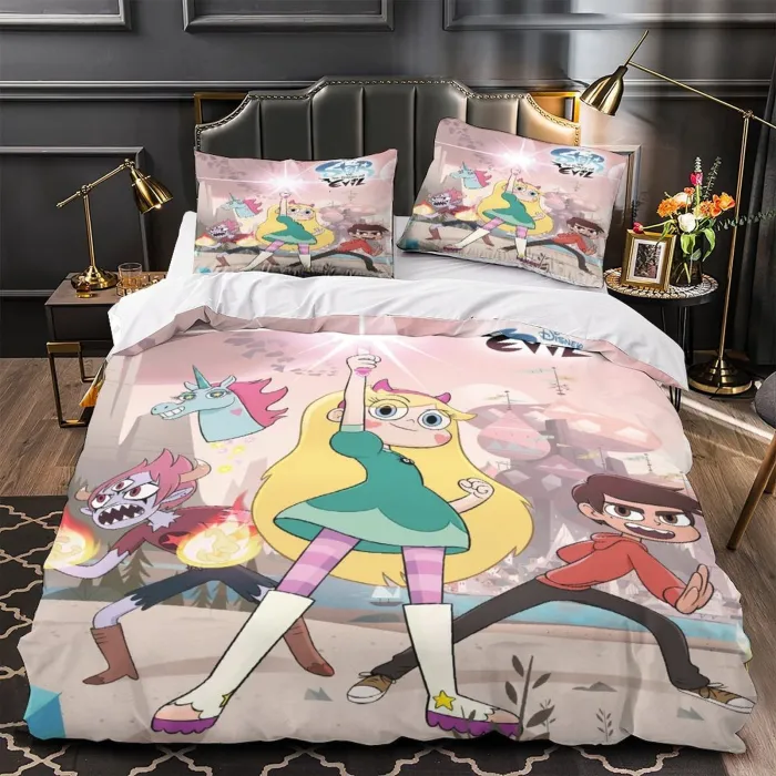 Star Vs The Forces Of Evil Bedding Set Duvet Cover Without Filler