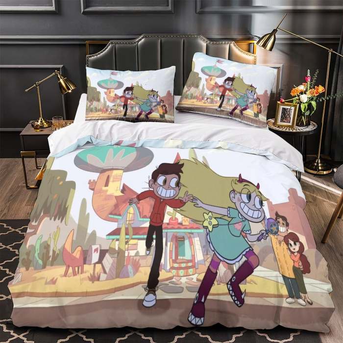 Star Vs The Forces Of Evil Bedding Set Duvet Cover Without Filler