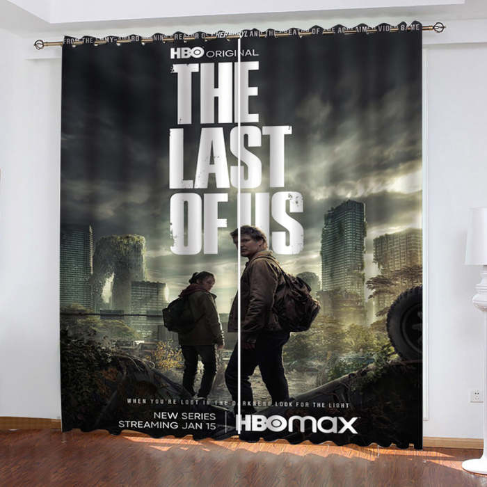 The Last Of Us Curtains Pattern Blackout Window Drapes